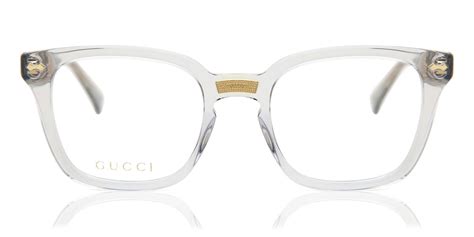 gucci 184o 005 glasses|Gucci Rectangular Eyeglasses GG0184O 005 Transparent Gray .